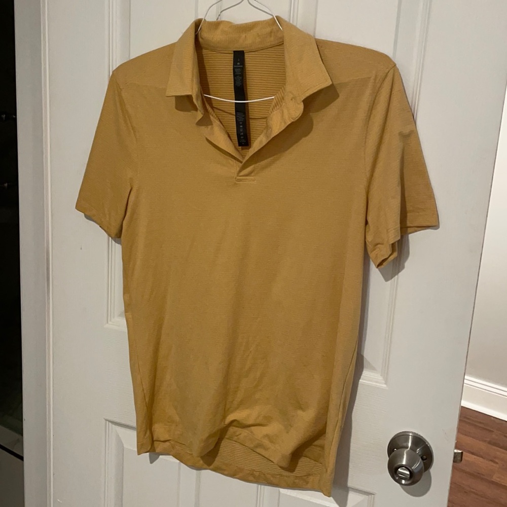 Yellow Lululemon Collared Shirt. Small. - Picture 1 of 1